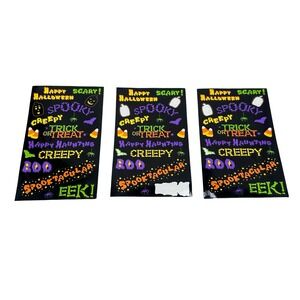 Mrs Grossmans Spooky Captions Halloween Stickers Julie Cohen 3 Sheets Vintage